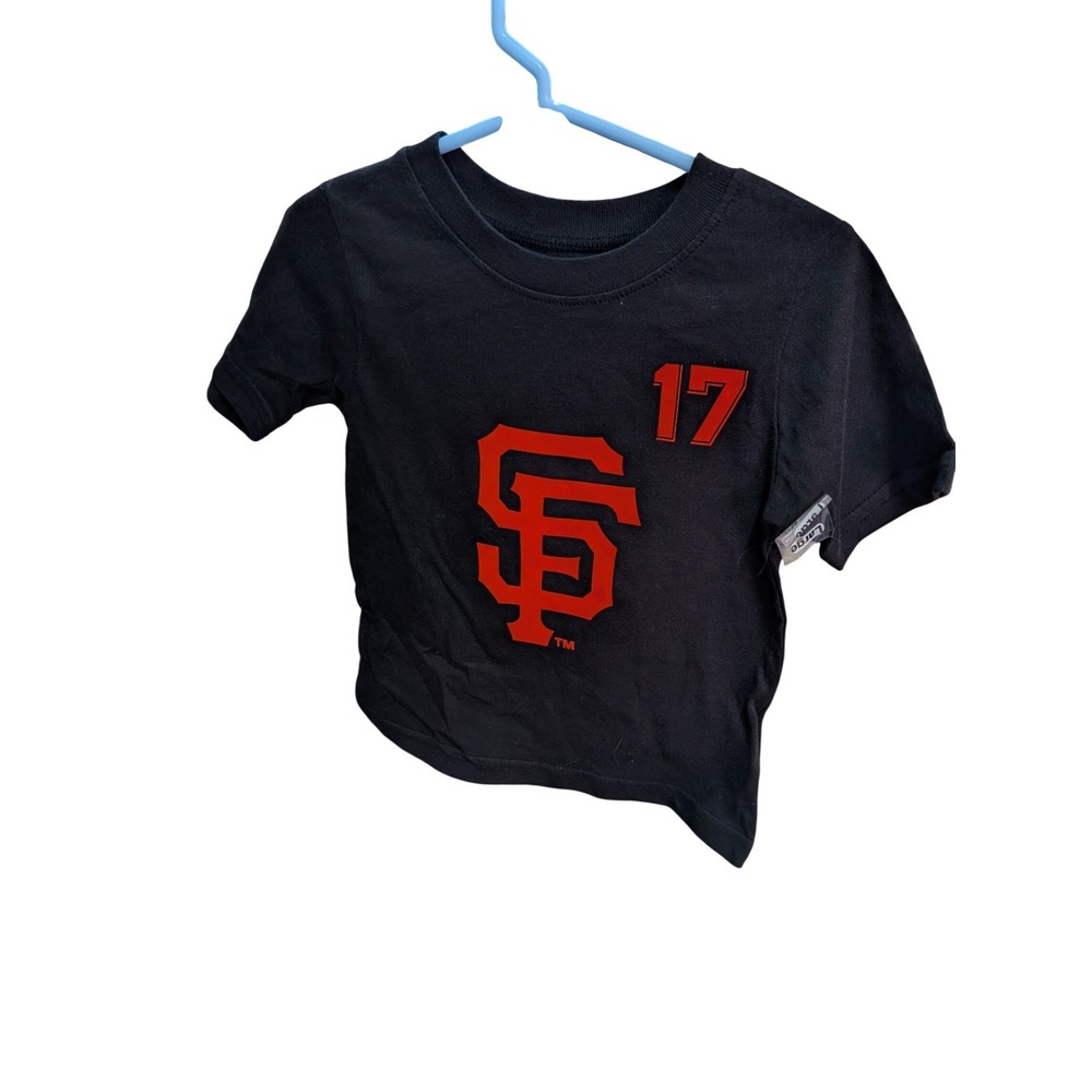 MLB San Francisco Giants Kids Black Graphic T-Shirt‎ 17 Team Athletics 2T
